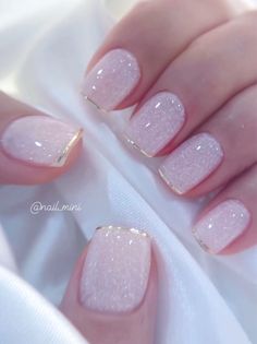 42  Classy Short Milky Pink Nail Ideas For 2024 - DrExplains Unghie Sfumate, Milky Nails, Nail Colour, January 4, Neutral Nails, Elegant Nails