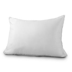 a white pillow on a white background