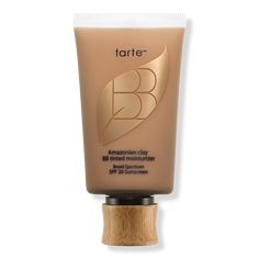 Amazonian Clay BB Tinted Moisturizer Broad Spectrum SPF 20 - TARTE AMZ CLY BB TNTD SPF20 TN-DPBenefitsLightweight, moisturizing formula delivers a natural finishLight coverage evens & enhances skinhelps blur the look of fine lines & wrinklesFormula helps control oil breakthroughSPF 20 protects skin from harmful UVA/UVB raysSkin-comforting antioxidant blend nourishesIdeal for normal, dry & combination skinFeaturesLight coverageNatural finishVeganBroad Spectrum SPF 20Dermatologist testedKey IngredientsAmazonian clay: for better, truer, longer wearVitamin E: natural preservative that also acts as an emollient & antioxidantVitamin A: nourishes skin to improve the look of texture & toneVitamin C: helps brighten & even out skin toneChamomile: soothes dry skinMineral pigments: soothe & soften ski Bb Cream Best, Natural Preservatives, Tarte Cosmetics, Mineral Pigments, Soften Skin, Daily Moisturizer, Tinted Moisturizer, Bb Cream, Ulta Beauty