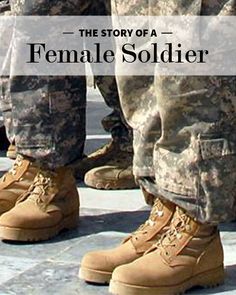 The Story of a Female Soldier | On this Veteran's Day we honor and thank our military veterans, active, retired, and remembered, for their service to our country, today and everyday. Military Pride, Veteran's Day, Army Mom, Military Love, United States Military, Us Soldiers