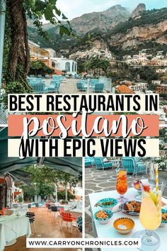 the best restaurants in positanoo with epic views