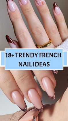 Get inspired by fall colors for your next French manicure! 🍁 Classy and seasonal perfection. 💅 #FallNailInspo #FrenchManicure #SeasonalNails Unique French Nail Designs, French Manicure 2024 Trends, French Nails 2024 Trends, Creative French Nails, Geometric French Tip Nails, French Nails Design 2024, Asymmetrical French Nails, Short Almond French Nails, White Manicure Designs