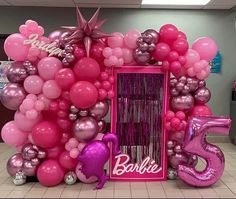 Balloon Walls, Barbie Box, Happy Birthday Signs, Box Photo