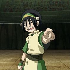 an anime character pointing at the camera with one hand and wearing a baseball cap on his head