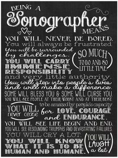 a black and white poster with the words being a nurse written in cursive writing