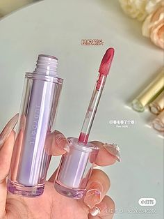 Red Lip Tint, Light Lip Gloss, Tint Lipstick, Makeup Accesories, Makeup Package, Lip Cosmetics, Lip Lacquer, Cosmetic Mirror