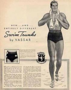 1930s mens swimsuits, swim trunks, bathing suit Trunks Swimwear, 1950s Mens, Mens Fashion Illustration, Mens Fashion Sweaters