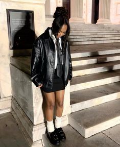 Football Game Fall Outfits, Formal Outfits With Boots, Short Shark Boots Outfit Black Women, Football Game Outfits For Women Black, Baker Boy Hat Outfit Black Women, All Black Fits Black Women, Babydoll Shoes Outfit, Sweater And Loafers Outfit, New York Fashion Black Women