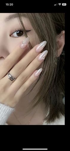 Jennie Kim Nails, Wonyoung Nails, Jennie Nails, Digital Wardrobe, Gel Overlay, Types Of Makeup, Work Nails, Face Aesthetic