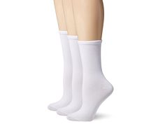 Hanes Comfortsoft Crew Socks 3-pack - Sock : Assorted : Polyester/spandex/other fibers 97% Polyester, 3% Spandex China Machine Wash Crew length socks stay up and hits at mid-calf Made with a touch of spandex for stretch and a great fit Available in a convenient 3-pack Lightweight construction for no added bulk Lightweight construction for no added bulk. Convenient 3-pack comes in assorted colors and prints Mid Length Socks, Mid Calf Socks, 12 Hour Shifts, Calf Socks, Stay Up, Crew Socks, Mid Calf, Polyester Spandex, Socks