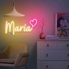 Name Lights Custom Heart Lead Light Neon Led Lights Words, Led Board Design, Led Name Board, Name Lights, Heart Led Light, Name Neon Light, Neon Sign Board, Neon Led Lights, Led Heart