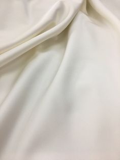 the white fabric is very soft and smooth