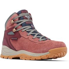 Columbia New Women's Newton Ridge Bc Hiking Shoe Size 11 Beetroot/Sedona Sage New Outdoor Walking Shoes With Boost Midsole, Low-top Hiking Boots For Walking, Hiking Shoes For Women, Best Hiking Boots, Columbia Shoes, Op Logo, Hiking Shoe, Hiking Boots Women, Sage Color