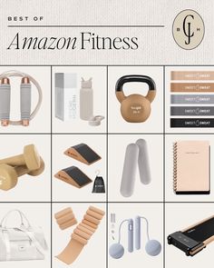 the best of amazon fitness gift guide for women and men, includes everything you need to pack in one bag