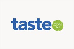 the taste magazine logo is shown in black and white