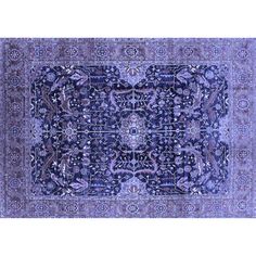 Beautiful replica of a one-of-a-kind rug Rug Size: Rectangle 2' x 3' | White 36 x 24 x 0.35 in Area Rug - Bungalow Rose Oriental Machine Woven Wool / Area Rug in Dark Blue / Purple Polyester / Wool | 36 H x 24 W x 0.35 D in | Wayfair Cool Carpets, Dark Blue Purple, Magical Home, Ipad Background, 70s Vibes, Apartment Decor Ideas, Rose Blue, Rug White, Rug Blue