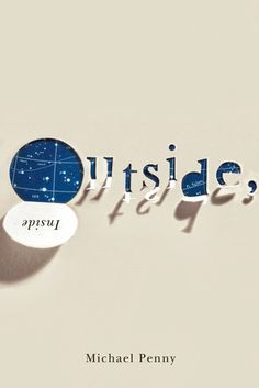 the cover of outside, inside by michael pennyy with an image of a telescope