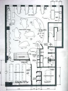 the floor plan for an office building