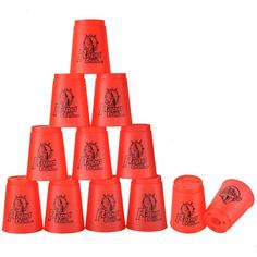 PRICES MAY VARY. Made of BPA-free plastic, safe, non-toxic and durable. 12 stacking cup: A simple and fun games, perfect for children and adults. Bottom vent design supports convection, reduces game resistance, accelerates stacking. Perfect for practicing at home or anywhere. Improves stacking coordination and your kids or friends will love seeing who can stack the fastest through competition. Your child will have hours of fun through imaginative and creativity. SEISSO Stack Cups Cup Stacking, Stacking Cups, Stack Game, Cup Games, Team Party, Speed Training, How To Start Conversations, Kids Party Games, Game Lovers