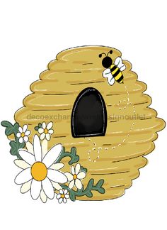 Bee Hive Door Hanger Tww-W-0011 22’ Wood Door Hanger Signs, Small Easel, Bee Classroom, Door Hanger Christmas, Wood Door Hanger, Hydrangea Painting, Wooden Door Hanger, House Wood, Wood Door Hangers