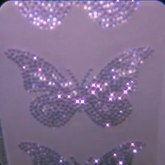 the butterfly is made up of many small diamonds