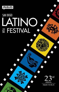 Film Festival Poster Design Creative, Film Event Poster, Latino Poster, Film Festival Poster Design, Arts Festival Poster, Movie Festival Poster, Art Show Poster, Art Festival Poster, Festival Cinema