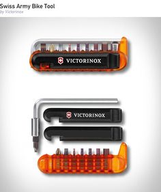 an assortment of different types of screwdrivers and wrench bits with the words victoryox printed on them