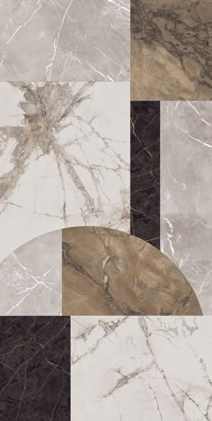 an image of marble tiles that look like they are in different colors and shapes,