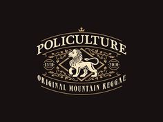 the logo for policulture, an original mountain reggae bar in new york city