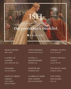 the protector's booklist is on display