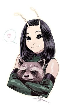 a woman holding a raccoon in her arms