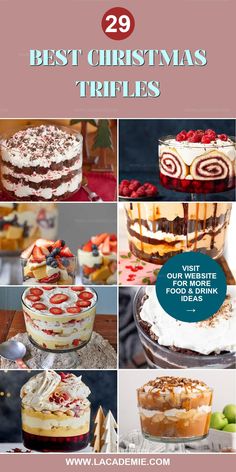 the top 25 best christmas trifles