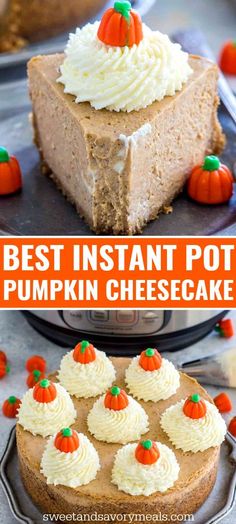 the best instant pot pumpkin cheesecake recipe is in this post it's so easy to make