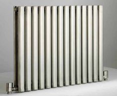 the radiator is designed to look like it's made out of metal