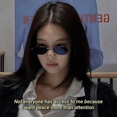 Baddie Quotes Savage, Aesthetic Jennie Kim, I Want Peace, Bp Quote, Blackpink Quotes, Aesthetic Jennie, Likeable Quotes, Blink Book, Bad Girl Quotes