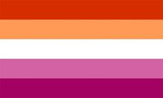 an orange and pink color scheme with horizontal stripes in the bottom right hand corner, on top of each other