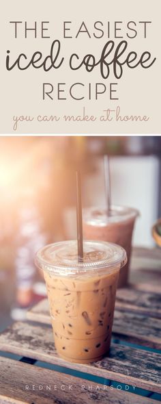 the easyest iced coffee recipe you can make at home