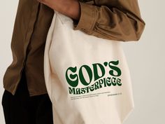 God's Masterpiece Ephesians 2:10 Organic Cotton Tote Bag, designed for Christian men and women, this versatile bag features an inspiring Bible verse, providing a daily reminder of who you are in Christ. Crafted from 100% organic cotton, it's perfect for food shopping, a church bag or a gift for her. * 100% certified organic cotton 3/1 twill * Fabric weight: 8 oz/yd² (272 g/m²) * Dimensions: 16″ × 14 ½″ × 5″ (40.6 cm × 35.6 cm × 12.7 cm) * Weight limit: 30 lbs (13.6 kg) * 1″ (2.5 cm) wide dual st Christian Tote Bag Design, Dc Clothing, Tote Bag Christian, God's Masterpiece, Christian Tote Bags, Bible Bag, Christian Shirts Designs, Christian Merch, Bible Verse Gifts