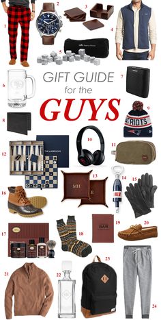 the gift guide for the guys