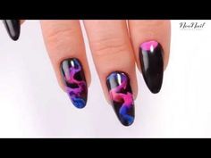 NeoNail Tutorial - Pyłki Smoky Effect w zdobieniu smoke nails - YouTube Smoky Nails Tutorial, Smoky Nails, Acrylic Nails At Home, Nails At Home, Nail Tutorials, Nails Design, Nail Design, Acrylic Nails, Nail Designs