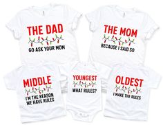 Matching Family Christmas Shirts, Funny Family Christmas Shirt, Matching Xmas Tees, Christmas Lights Holiday Shirt, Xmas Family Party Shirt, Matching Family Tee,Family Christmas Tee,Funny Family Shirt,Funny Xmas Family,Xmas Family Shirt,Family Party Shirt,Christmas Party Tee,Matching Xmas Tees,Christmas Lights Tee,Christmas Gifts Tee,Xmas Holiday Shirt,Christmas Couple Tee,Sibling Xmas Shirt  Welcome to my store! I'm absolutely thrilled to have you here. My main aim is to ensure your happiness a White Letter Print Top For Holiday, White Letter Print Tops For Holiday, White Short Sleeve Top For Holiday, White Short Sleeve Holiday Top, White Holiday Top With Short Sleeves, White Graphic Print Top For Holiday, Casual Christmas Festive Shirt, Casual Festive Tops For Christmas, White Christmas Letter Print Tops