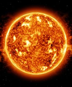 an image of the sun taken from space