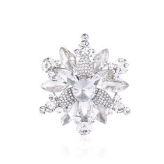 PRICES MAY VARY. Brooch Size:5.3CM*4.8CM(2.0IN*1.8IN). These delicate brooch inlay hight quality white austrian crystal rhinestone. These Brooches for Women Suit For Coat,Suit,Dress,T-shirt,Hat,Scarf,Collar,Bagpack and so on. Occasion:Can be used in valentine's day,wedding day,anniversary,mother's day,christmas day, thanksgiving day,party,birthday or a special occasion. FABULOUS Gift:A ideal gift for girlfriend,lover,wife,brides,bridesmaids,girls,daughter,women,ladies,mother,sister and so on. Elegant Jewellery, Dress T Shirt, Coat Suit, Suit Dress, Hat Scarf, Rhinestone Flower, Crystal Brooch, Day Party, Brides And Bridesmaids