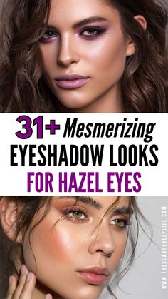 Unleash the mesmerizing beauty of your hazel eyes with our roundup of must-try eye makeup looks. From neutral everyday looks to glam, sultry, and eye-catching, explore the most flattering eyeshadow looks that will make your gaze utterly captivating! Hazel Eyes Purple Eyeshadow, Eyeshadow Looks Everyday, Eyeshadow Looks Hazel Eyes, How To Make Hazel Eyes Pop, Eyeshadow Looks For Hazel Eyes, Makeup Ideas For Hazel Eyes, Hazel Eyeshadow, Best Eyeshadow For Hazel Eyes, Makeup Looks For Hazel Eyes