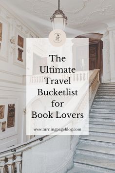 Ultimate Travel Bucket List for Book Lovers Turning Page, Book Vacation, Travel Prep, Travel Books, Travel Reading, I Want To Travel, Travel List, Future Travel