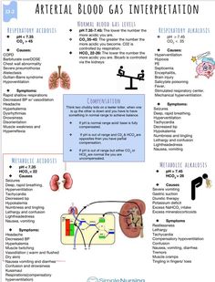 the diagram shows how to use an aeratoral blood gas interpretation