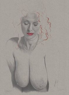 Rred Nr. 23 (23:19) Drawing by Walter Roos | Saatchi Art Beaten Up Pose Drawing, Chest Picture, Lady Drawing, Illusion Kunst, 2000 Wallpaper, Arte Pin Up, Ancient Drawings, Female Artwork, Nude Artwork