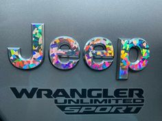 Crystal Holographic Jeep Decal Jeep Modifications, Baby Jeep, Jeep Emblems, Jeep Lights, Jeep Gear, Jeep Things, Wrangler Unlimited Sport