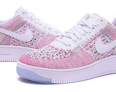 These have only been worn for an hour, like new. Little to no wear. Smoke free pet friendly home.  Elevate your casual look with these Nike Air Force 1 Flyknit Low women's sneakers. The pink textile upper material is both stylish and comfortable, while the flat heel style makes them perfect for all-day wear. The lace-up closure ensures a secure fit, and the round toe shape adds a touch of sophistication. These sneakers are perfect for women who want to stay comfortable and fashionable. The Nike Air Force 1 Flyknit Low model is a classic that will never go out of style, and the M shoe width makes them suitable for most feet sizes. Whether you're running errands or meeting up with friends, these sneakers are the perfect addition to your wardrobe. Pink Textile, Swag Clothes, Custom Kicks, Swag Shoes, Swag Outfits, Nike Air Force 1, Girly Girl, Sneakers Shoes, Air Force 1