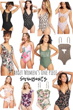 Target Favorite Swimwear. Target Favorite Swimwear. Women's favorite swimwear. One piece swimsuits. Must-have swimsuits for the season. Beach style. Summer style. Pool vibes. #swimsuits #bathingsuits #summerstyle Pool Vibes, Swimwear One Piece, Swimsuit Collection, Perfect Swimsuit, 2020 Fashion Trends, Tumblr Outfits, One Piece Swimsuits, Womens Fashion Inspiration, Swimwear Online